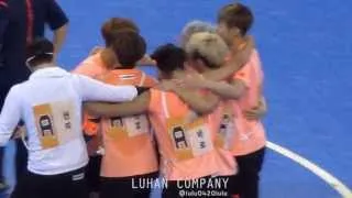 [Re-Upload]140526 @ MBC Idol Futsal_luhan & xiumin_[재업]부상에도 열심히 뛰어준 루한과 시우민