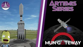 Launching a Lunar Space Station on Space X's Falcon Heavy! | Kerbal Space Program