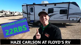 TINY KEYSTONE COUGAR 22RBS! Haze Carlson at Floyd's RV