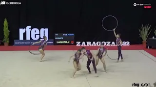 Club Lagunak 1ª categoría Campeonato de España conjuntos 2022 Zaragoza