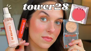 TOWER 28 SENSITIVE SKIN REVIEW // details and try on of every single product | Rudi Berry