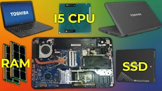 Toshiba Satellite C855 CPU, RAM, SSD Upgrade 2023