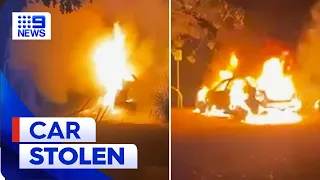 Teenagers allegedly steal car from Gold Coast home | 9 News Australia