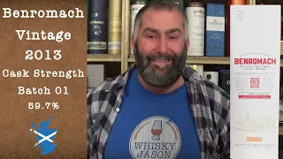 Benromach Vintage 2013 Cask Strength Batch 01 Single Malt Scotch Verkostung von WhiskyJason