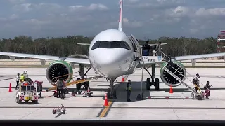 Aeropuerto internacional de Tulum viajando de el Barcelo riviera maya a al AIFA