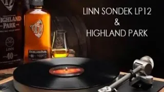 LINN SONDEK LP12 Turntable made by Highland Park Whisky Oak Wood Casks