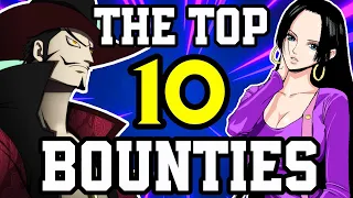 The Top 10 Highest Active Bounties!! - One Piece Discussion | Tekking101