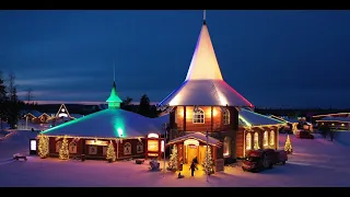 El Pueblo de Papá Noel Santa Claus en Laponia: video para las familias Finlandia Rovaniemi turismo