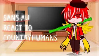 ✨sans au react to countryhumans🌒 | english and indonesia | gacha club