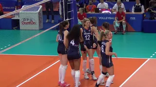 Лига наций. Тайланд vs Голландия, 18/06/2019. Volleyball Nations League.Thailand vs Holland.