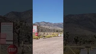 Over Flown By Area 51's "Ghost Hawk" At The Front Gate