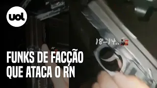 Facção que aterroriza o RN exibe crimes, armas e funks em vídeos no YouTube