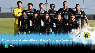 Pripremna utakmica: Rijeka - Brinje Grosuplje 6:0 (sažetak)