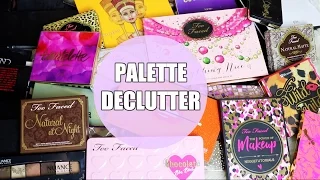 EYESHADOW PALETTES DECLUTTER 2016