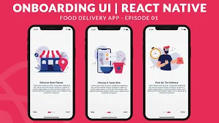 Intro / Onboarding Screens - React Native | Food Delivery App - Ep_01