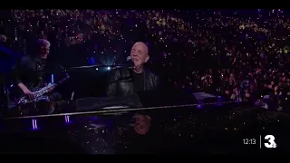 Why did the Billy Joel concert on CBS cut off during Piano Man?