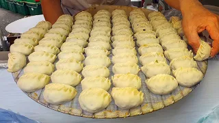 Amazing Dumpling Master | Meat & Kimchi Dumplings, Doughnut - Korean Street Food [ASMR]