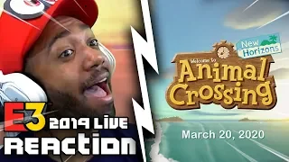 Animal Crossing New Horizons LIVE REACTION [E3 2019] | runJDrun