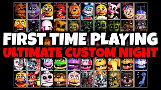 MY FIRST TIME EVER PLAYING ULTIMATE CUSTOM NIGHT (UCN)