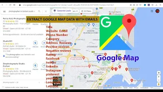 How to extract EMAILs addresses from google map 2022 || GMap Leads Generator Extension (100% FREE)