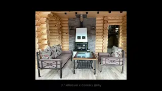 Интерьер дома из оцилиндрованного бревна | Видео-обзор ССК-Лестрой