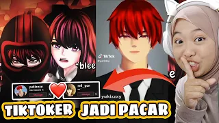 DUA TIKTOKER INI TERNYATA PACARAN? | REAKSI TIKTOK SAKURA - Sakura School Simulator