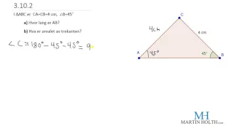 Matematikk 1P- Geometri - Prøveoppgave Vanskelig - 3102
