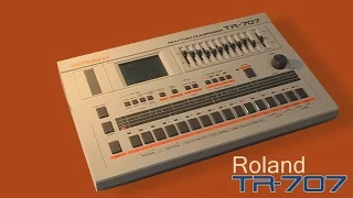 ROLAND TR-707 Vintage Drum Machine 1985 | HD DEMO