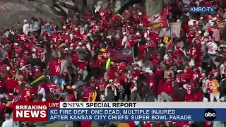 One dead, multiple injured in mass shooting at Chiefs victory parade in Kansas City