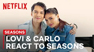 Lovi Poe and Carlo React To Scenes From Seasons | Seasons | Netflix Philippines