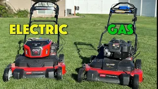 Toro TIMEMASTER - Feature Comparison - Gas vs Electric