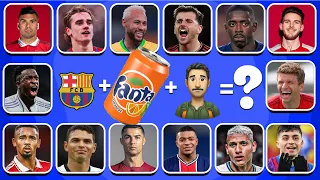 (FULL 106 ) Guess the favorite DRINK,Super Car, JERSEY Number and Flag of football player | Ronaldo