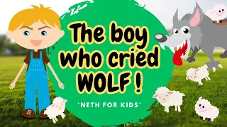 THE BOY WHO CRIED WOLF || a short moral story...🐺   #story #kids