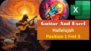 Hallelujah Position 1 Fret 5 5015 Guitar & Excel