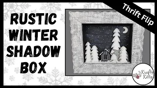 RUSTIC FARMHOUSE WINTER DECOR DIY | WINTER DECOR DIY | WINTER CRAFT DIY | RUSTIC FARMHOUSE DECOR DIY