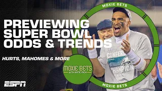 Super Bowl odds, trends and early leads for Chiefs vs. Eagles | Moxie Bets