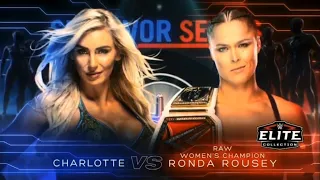 Ronda Rousey Vs Charlotte Flair: Raw Vs SmackDown - Survivor Series 2018 (WWE 2K19) [Changed Match]