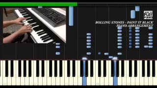 THE ROLLING STONES - PAINT IT BLACK - SYNTHESIA (PIANO COVER)