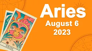 Aries horoscope for today August 6 2023 ♈️ This Changes Everything