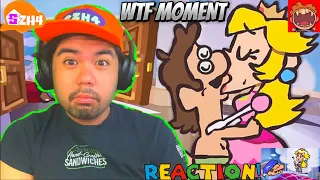 Mario Goes To Bed REACTION! - LUIGI X PEACH!!!