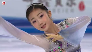 12-year-old Jin Shuxian wins figure skating women's singles title at 14th National Winter Games 金书贤