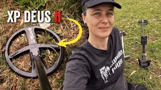 Swinging the XP Deus II on Unknown Ground! (Metal Detecting)