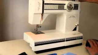 Sewing machine Швейная машина Privileg Super Nutzstich 5004 test хб ткань