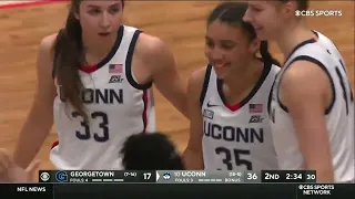 UConn Women's Basketball Highlights v. Georgetown 02/20/2022