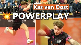 💥 NK #tafeltennis 2023 | Best points Kas van Oost 🔥 - Dutch Final Men's singles #tabletennis