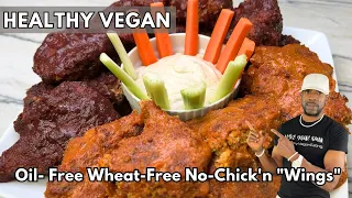 How to Make Vegan Mushroom "Wings"- Oil-free, Wheat-free