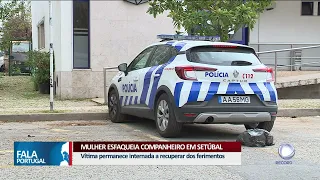 Mulher esfaqueia companheiro em Setúbal