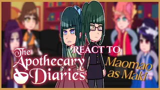 Apothecary Diaries react to Maomao’s next life as Maki + 🇧🇷 subtitles