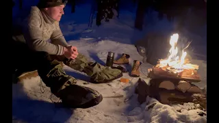 Winter camping  in Norway (-20°C)