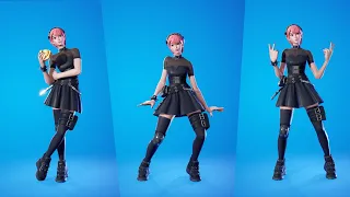 Mina Park Skin Showcase with Emotes and Dances | Fortnite Battle Royale